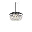 Luminaire bol suspendu unique à 3 lumières avec accents de cristal-1552886174-1552886175
