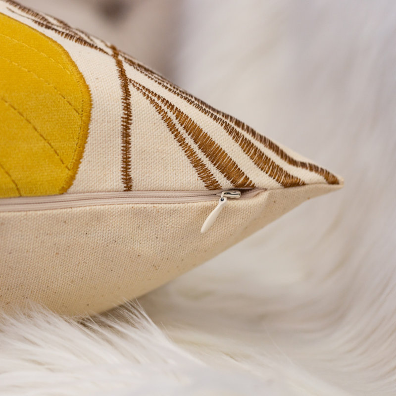 Coussin décoratif Autumn Vibes, Jaune