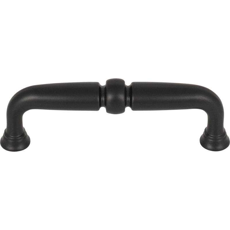 Henderson Bar pull, Flat Black, 3 3/4" Center to Center