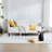 Beige Velvet Upholstered Daybed