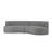 Crabill 134'' Wide Curved Aluminum Patio Sectional