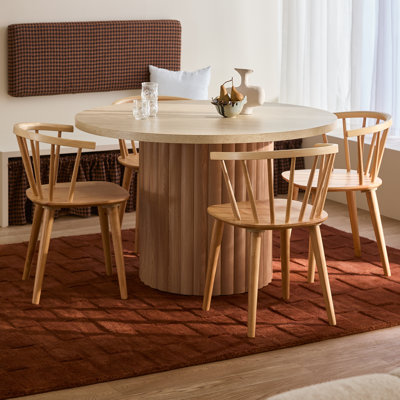 45.2 cm H Solid Wood Dining Chair