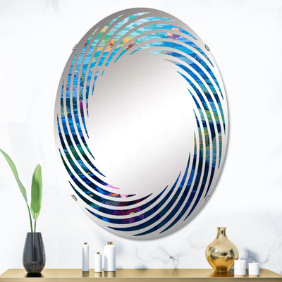Miroir mural oval