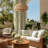 Starry Outdoor Rattan Pendant Light - Large Natural Resin Tiered 1-Light Handwoven Adjustable Outdoor Ceiling Light For Entryway, Covered Patio In Traditional, Coastal & Country Style-719415843-719415842