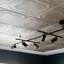 Carreau de plafond blanc en polystyrène 1,63 pi x 1,63 pi