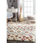 Tapis blanc à poils longs Bejou-597962690