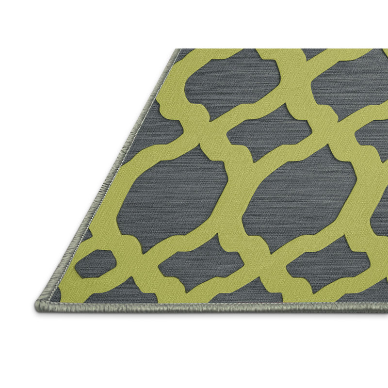 Tapis vert en treillis lavable à la machine, Tapis de couloir 2 pi x 4 pi