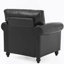 Canapé 1 place confortable et élégant avec coussin amovible et décoration élégante, parfait pour divers décors