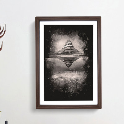 View Of Kirkjufell Mountain In Iceland - Single Picture Frame Painting on MDF