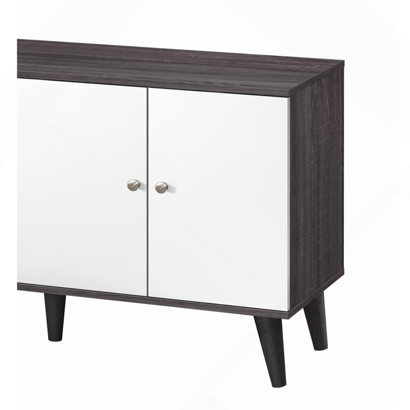 Compact Brown Tv Stand For Tvs Up To 70-79 Inches, With Efficient Storage Versatile Entertainment Centre In Multimedia Setups, Inches Functional
