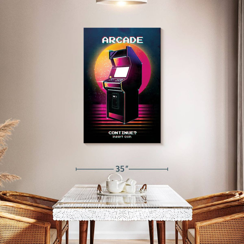 Keiraleigh Arcade Machine, 45" H x 30" W
