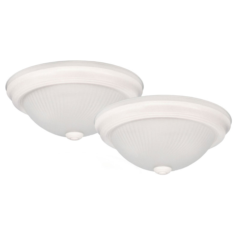 Loggins Flush Mount, White