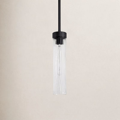 Dominique Single Light Glass Dimmable Pendant