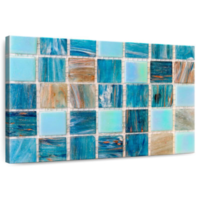 Kerner Aqua Mosaic Tiles