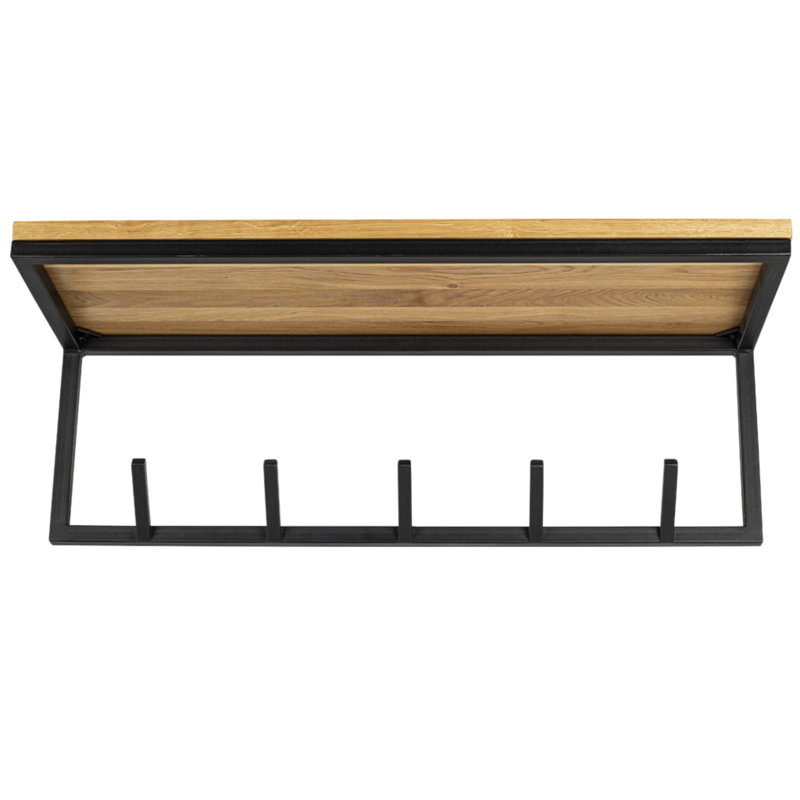 Mcmillion Wall 5 - Hook Wall Mounted Coat Rack