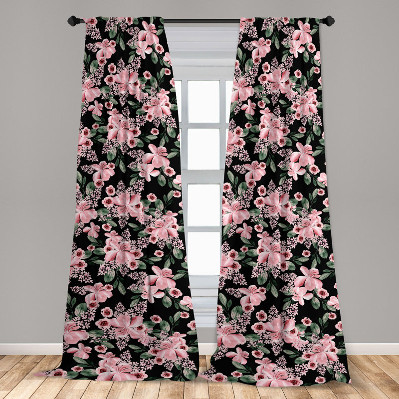 Semi Sheer Curtain Pair