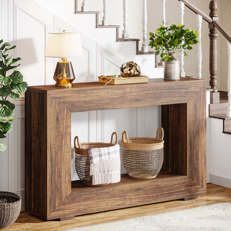 Console Breisch 47,2 po, Marron foncé