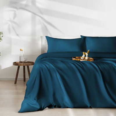 Ensemble de housse de couette 3 pièces 100% rayonne de bambou