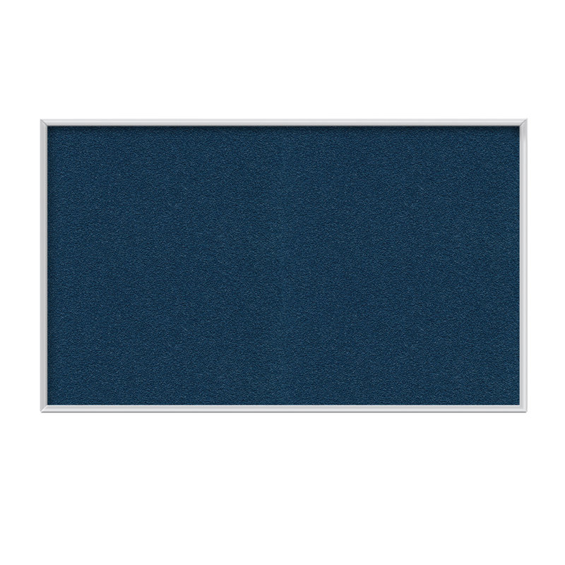 Babillard mural en vinyle Ghent, Bleu marine, H 48,5 po x l 60,5 po x P 0,58 po