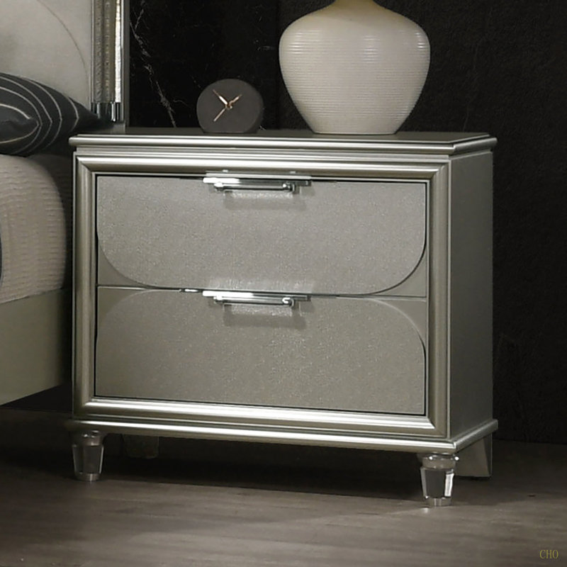 Table de chevet 2 pièces Contemporary