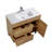 Chumasero 39.8'' Single Bathroom Vanity with Ceramic Top