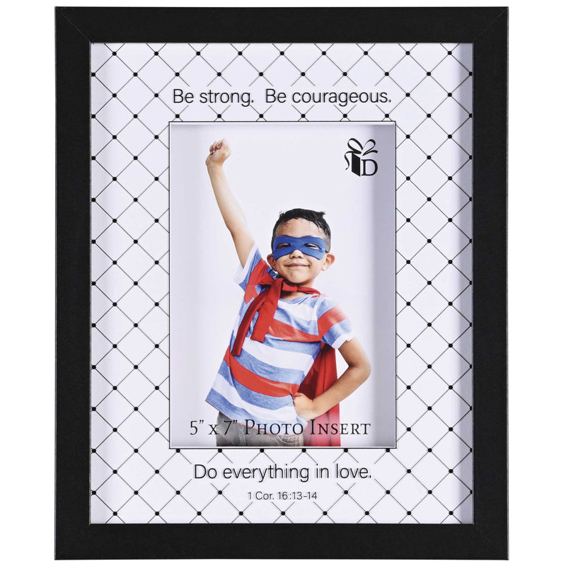 Black Picture Frame with Mat