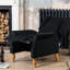 Airell 70cm Wide Velvet Wing Chair Recliner-1456737330