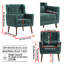 Fauteuil d'appoint, fauteuils en chenille, fauteuil rembourré, fauteuil rembourré-1239029768