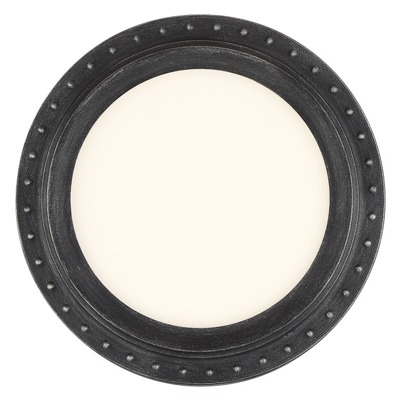Schorr Acrylic LED Flush Mount, 2" H x 11" W x 11" D