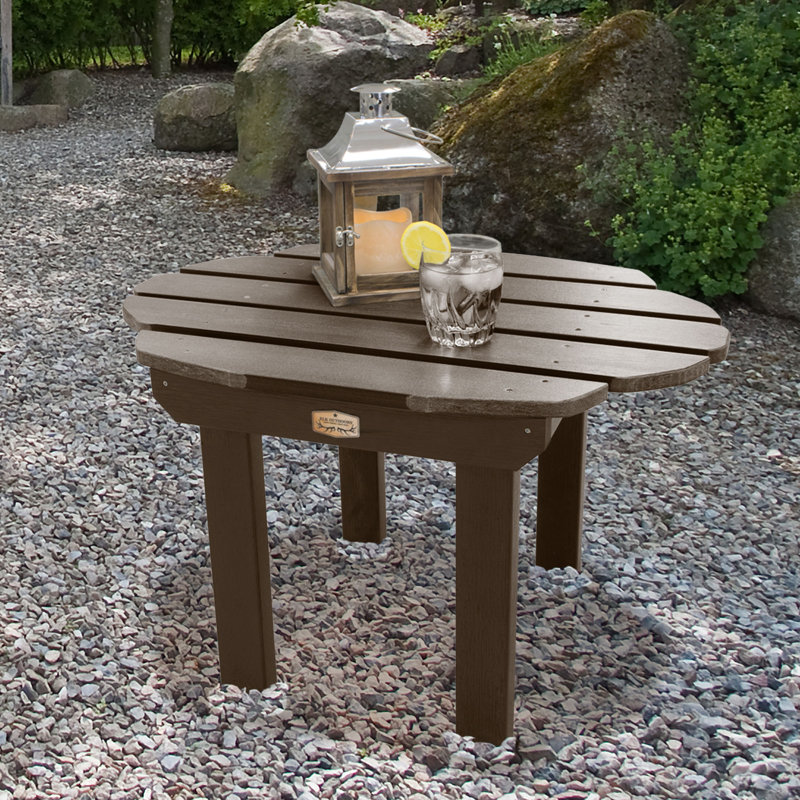 Table d’appoint en plastique Wyona, Canyon