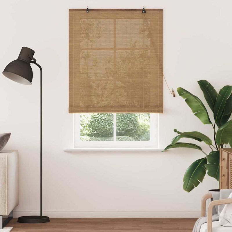 Bamboo Venetian Blind, 220cm L x 120cm W, Light Brown