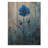 Solitary Blue Petals Of Cornflowers II - Cornflowers Wood Wall Decor - On Natural Pine Wood-242650015