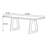 Modern simple rectangular rock plate dining table-1738077257