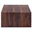 Table basse en grain de bois noyer, hauteur de 12 pouces - 39,3 x 23,6 pouces, utilisation polyvalente avec finition 39,3 x 23,6 x 12 pour une sensation de luxe-1848745472