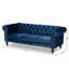 Canapé Chesterfield à accoudoirs roulés 83,07 po Gabrianna-850620493