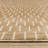 Orion Modern Geometric Lines Rust/ Beige Area Rug-180822007