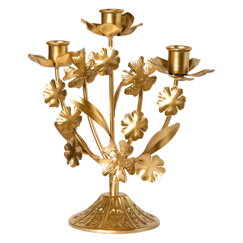 RAMADA 25Cm Metal Tabletop Candelabra