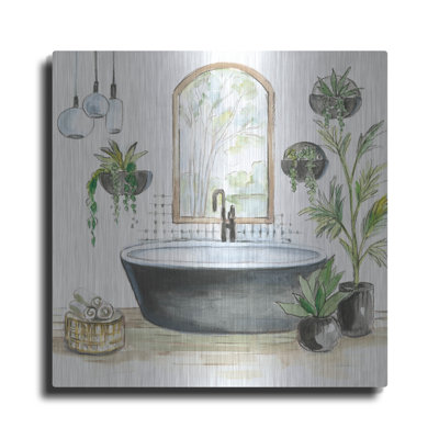 «Black Bathaign II» par Silvia Vassileva, August Grove®, art mural en métal