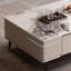 Table basse de rangement italienne de luxe minimaliste