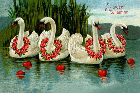 « to my doux valentine », impression