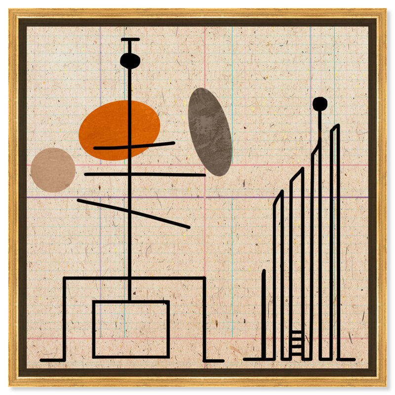 Malabares - cadre flottant, impression sur toile, Toile avec cadre doré, H 24 po x l 24 po