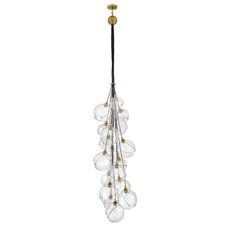 Skye 18 Light Pendant by Lisa McDennon, Clear