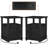 Azella Frame 2 End Table Set with Storage and Built-In Outlets-866123113
