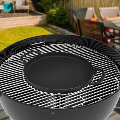 Gourmet BBQ System Cast Iron Griddle Pan with Handles