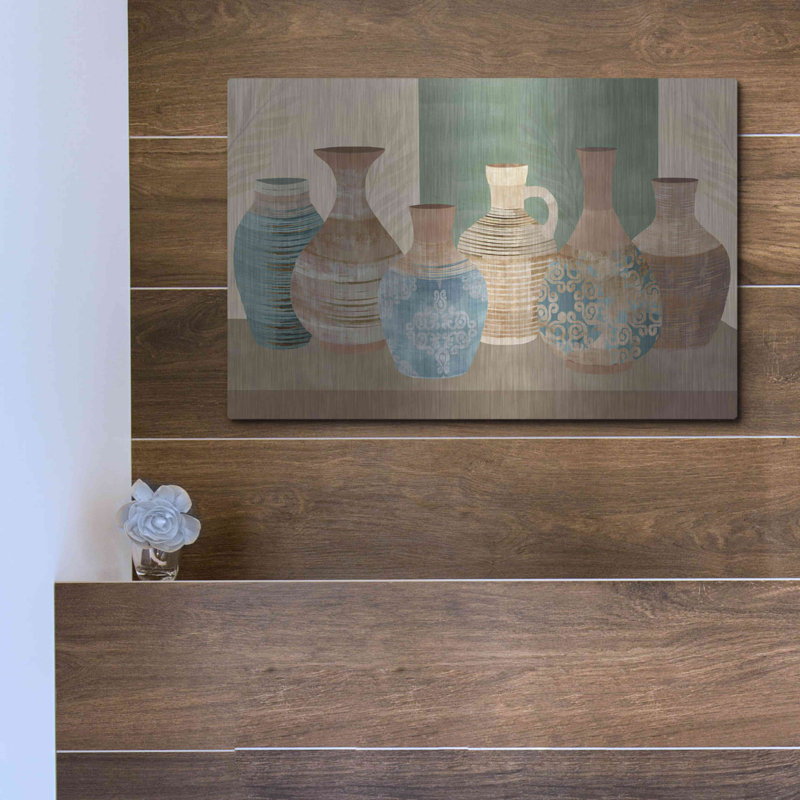 «Earthenwared Pots IV» par Flora Kouta, H 12 po x l 16 po
