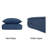 Deep Seat Chair Cushion Set of 2 - Midnight-118159888