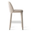 Tabouret de comptoir moderne 26,5 "entièrement rembourré en tissu (ensemble de 2)-1085866916