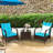 2 - Person Patio Conversation Set with Cushions-1575661273