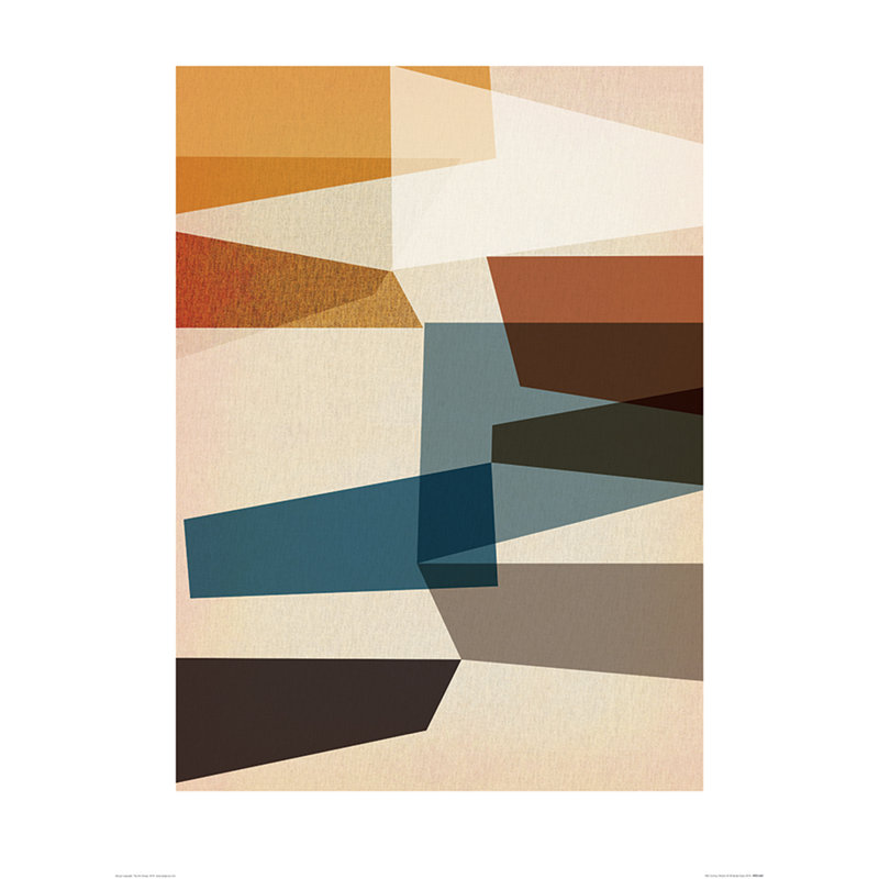 Mid-Century Modern III by Nicola Evans - Print, Unframed Paper