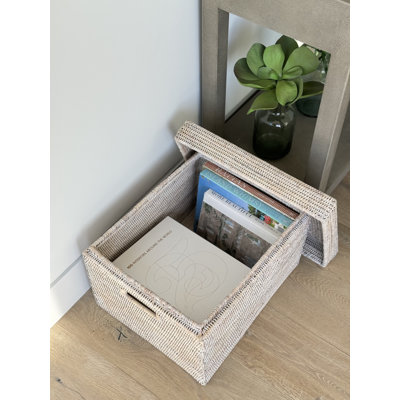 Beachcrest Home™ Everard Rattan Basket
